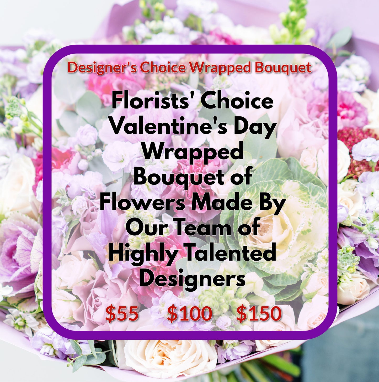 'Online Sale' Deal of The Day Wrapped Bouquet image 0