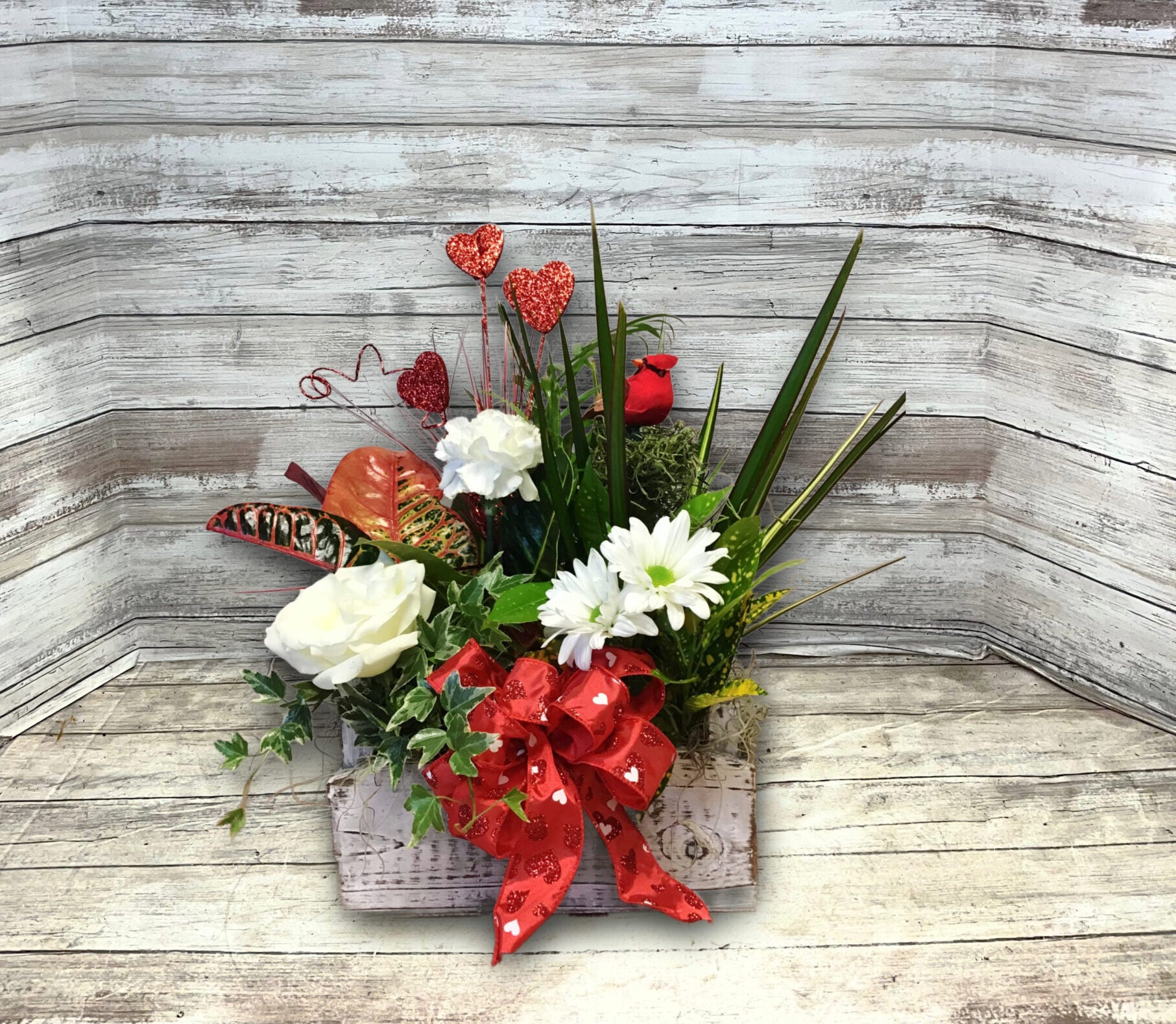 Cardinal’s Love Song Planter (Container May Vary)