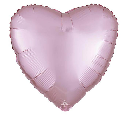 17" Solid Satin Pastel Pink Balloon image 0