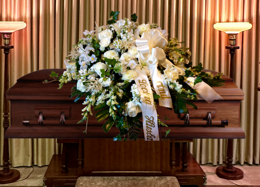 Beautiful Whisper Casket Cover image 0