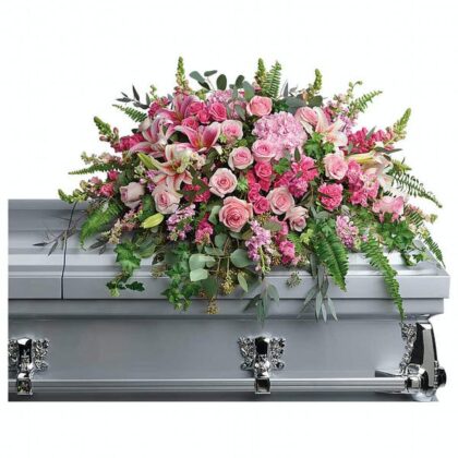 Peaceful Memories Casket Cover