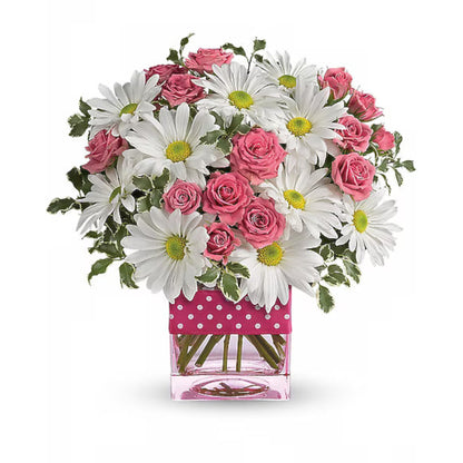 Teleflora's Polka Dots and Posies