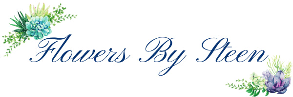 Logo for 'Flowers By Steen'