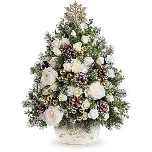 Teleflora's Snowy Oasis Tree