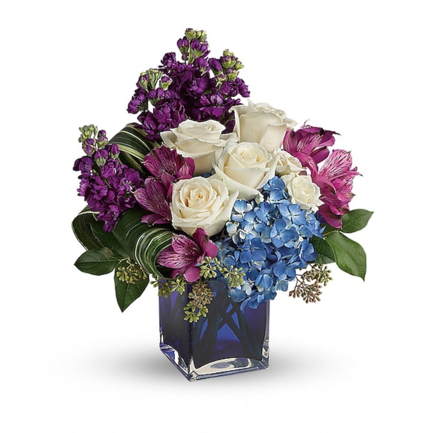 Teleflora's Portrait In Purple Bouquet